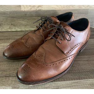 Cole Haan Men's Harrison 2 Zerogrand Wingtip Oxford Brown Style C31407 Size 12 M